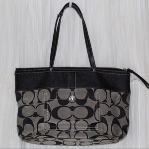 Coach signature canvas tote f1168-18799e